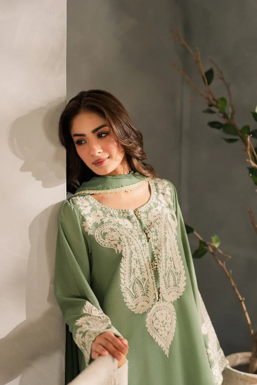 Mirana - 3PC Luxury Lawn Embroidered Suit Cod-343