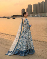 Faiza Saqlain - 3PC Luxury Lawn Embroidered Suit Cod 618