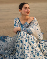 Faiza Saqlain - 3PC Luxury Lawn Embroidered Suit Cod 618