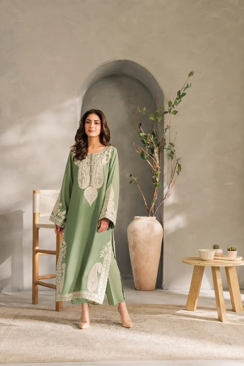 Mirana - 3PC Luxury Lawn Embroidered Suit Cod-343