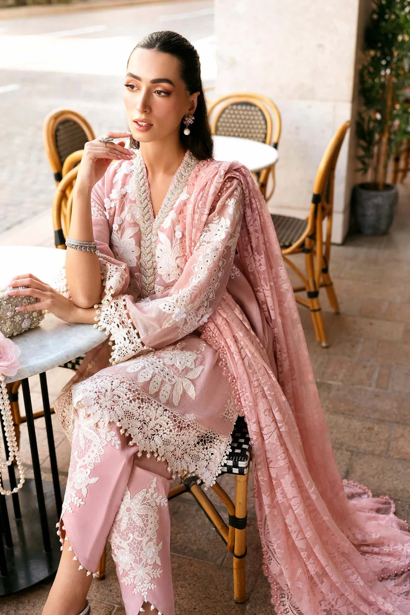 Maria.B Luxury Lawn Unstitched 3 Pc Embroidered Suit