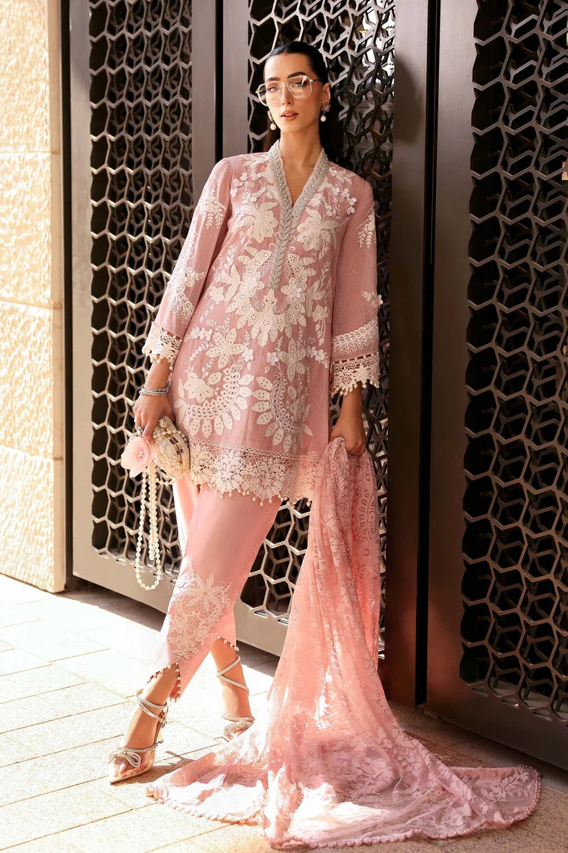 Maria.B Luxury Lawn Unstitched 3 Pc Embroidered Suit