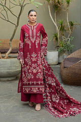 Akbar Aslam - 3PC Luxury Lawn Embroidered Suit cod