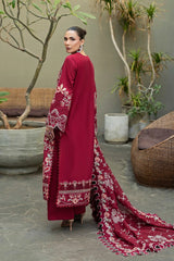 Akbar Aslam - 3PC Luxury Lawn Embroidered Suit cod