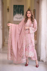 Aneelas - 3PC Luxury Lawn Embroidered Suit