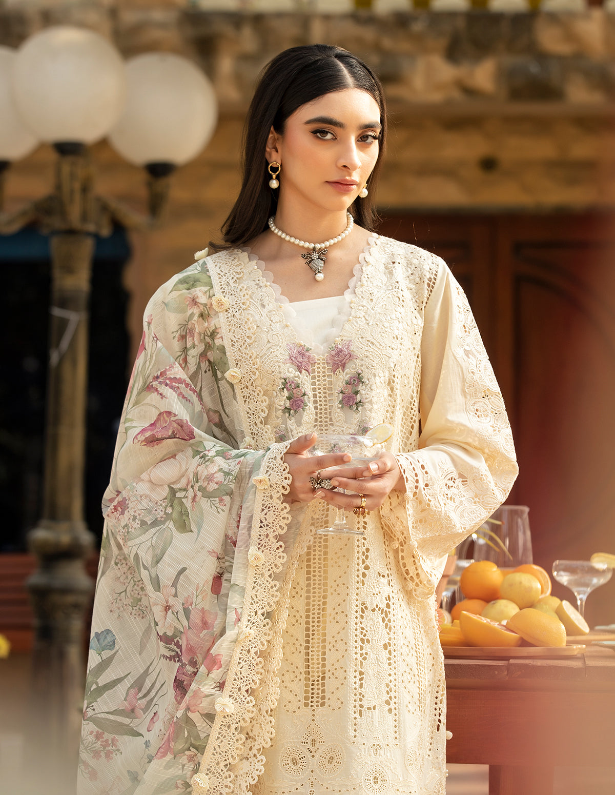Elaf Embroidered Lawn Suit 3 Pc Unstitched ELM-11