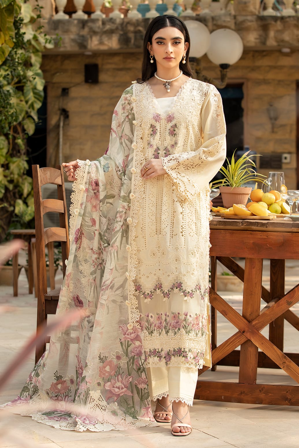 Elaf Embroidered Lawn Suit 3 Pc Unstitched ELM-11