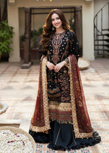 Salitex Embroidered Khaddi Net Suits Unstitched 3 Piece