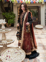 Salitex Embroidered Khaddi Net Suits Unstitched 3 Piece