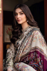 MARIA.B - 3PC Luxury Lawn Embroidered Suit cod-